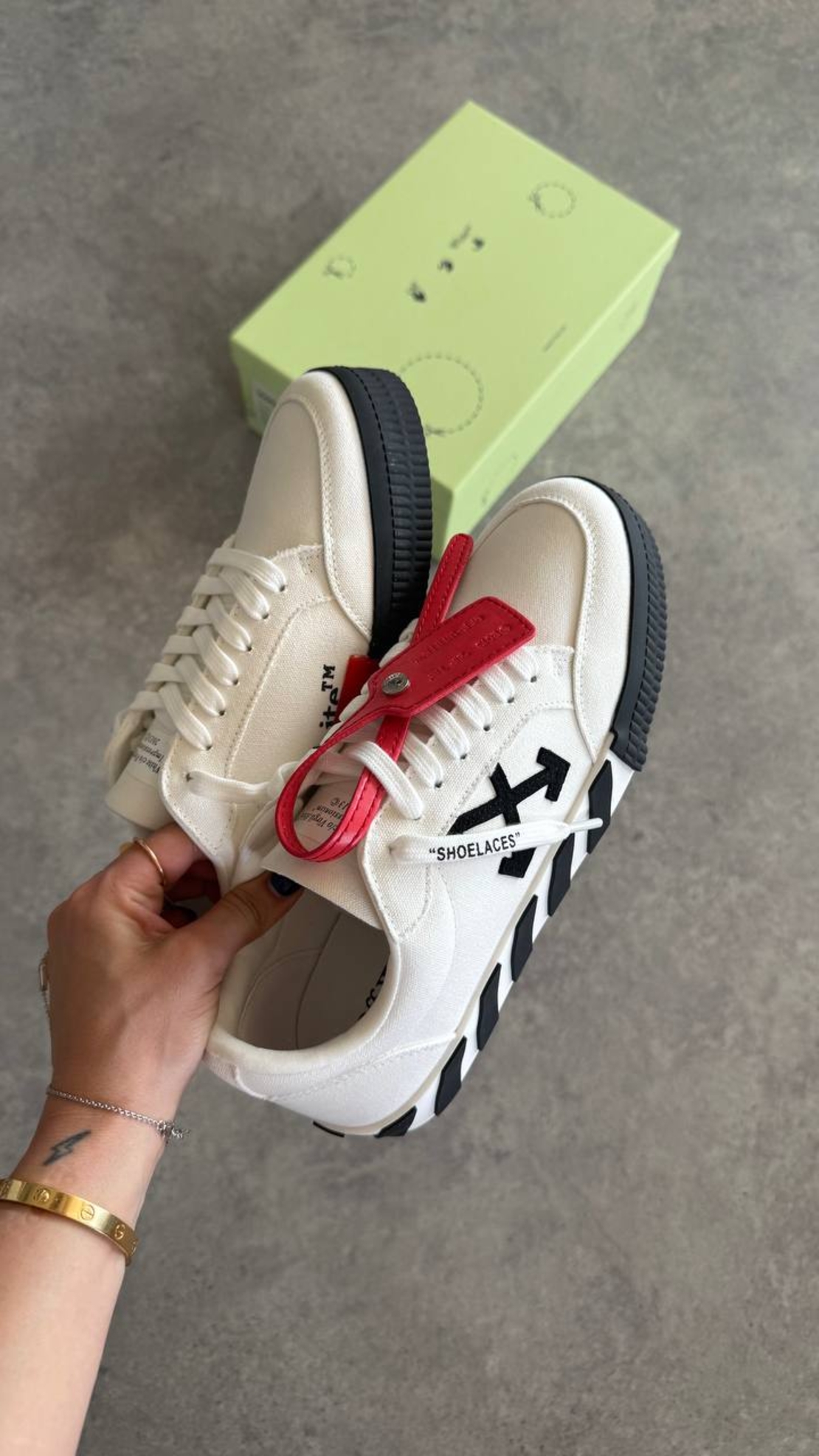 Off-White Canvas Low-Top “White”