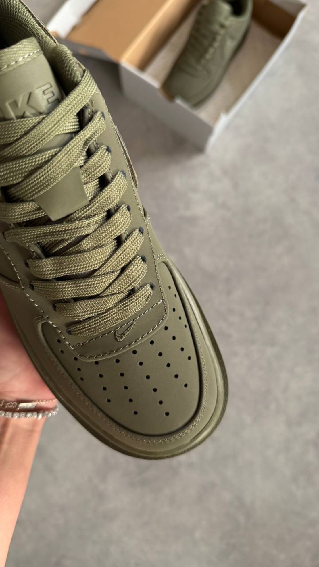 Nike Air Force 1 Luxe “Camo Green”