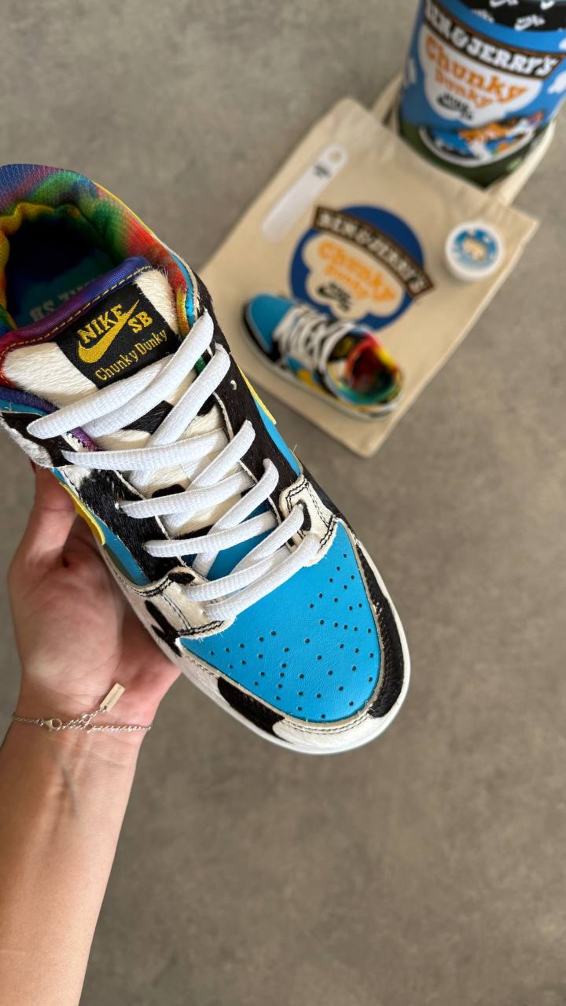 Nike SB Dunk Low Ben & Jerry’s “Chunky Dunky” (Full Box Set)