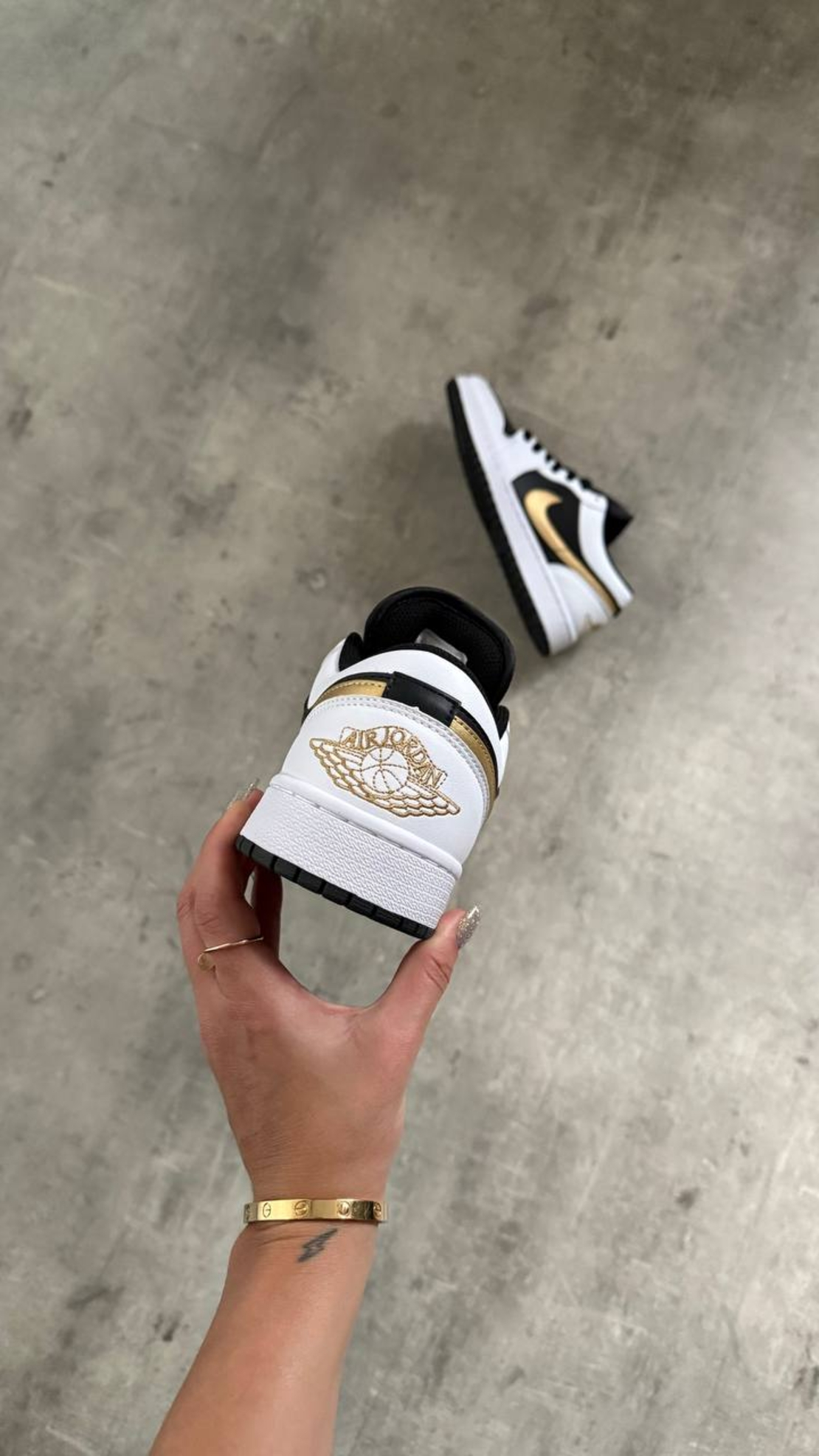 Air Jordan 1 Low “Gold Swoosh”