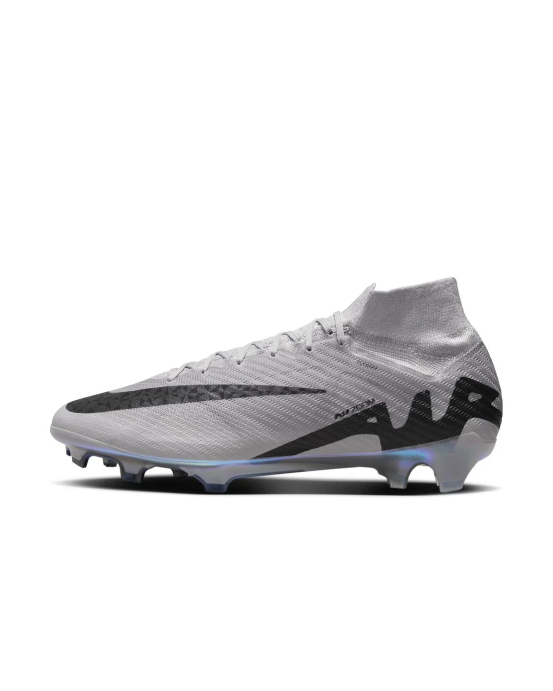 Nike Zoom Mercurial Superfly 9 Pro FG Firm Ground High-Top Grey