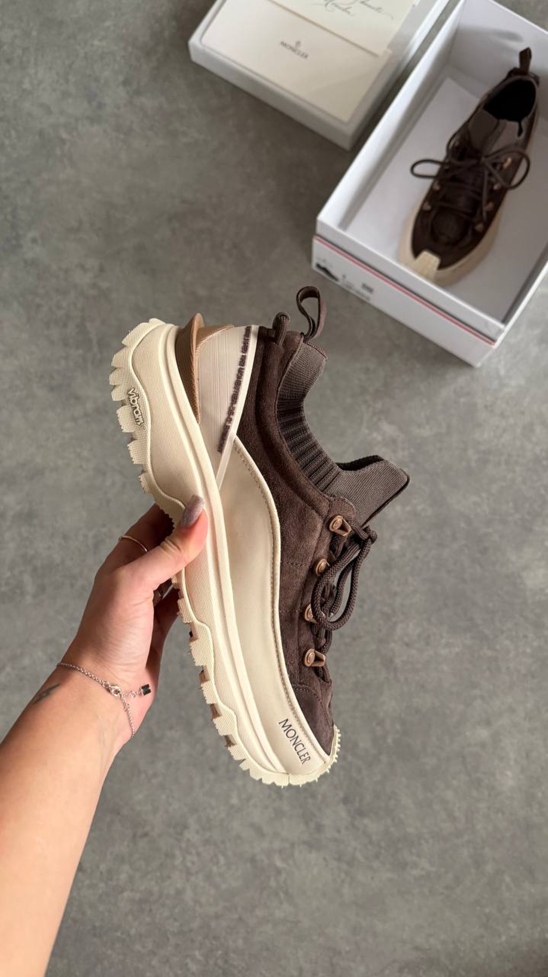 Moncler Trailgrip Lite 2 Low “Brown/Beige”