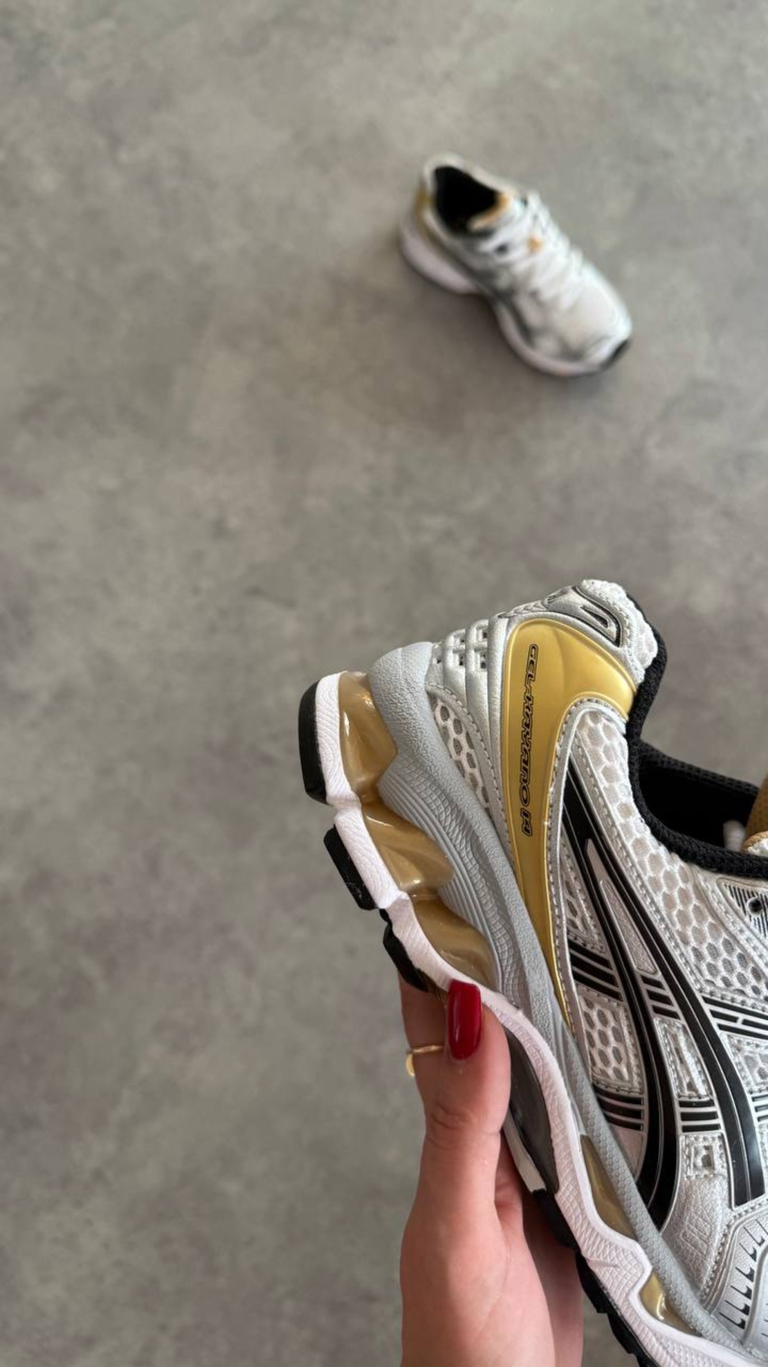 Asics Gel-Kayano 14 Silver Gold
