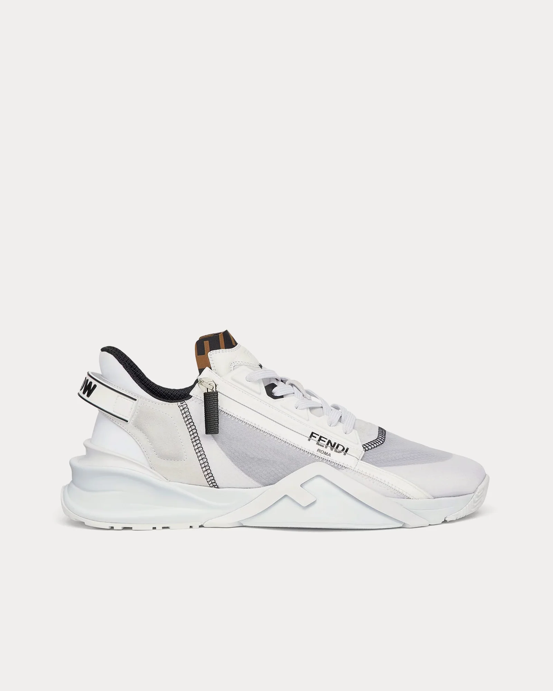 Fendi by Marc Jacobs - Flow Nylon White Low Top Sneakers