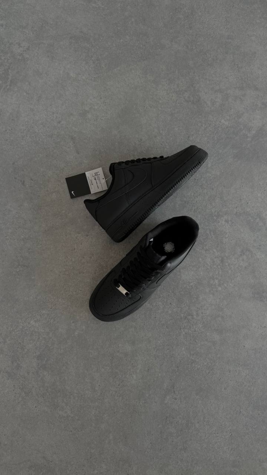 NIKE AIR FORCE 1 ''BLACK''