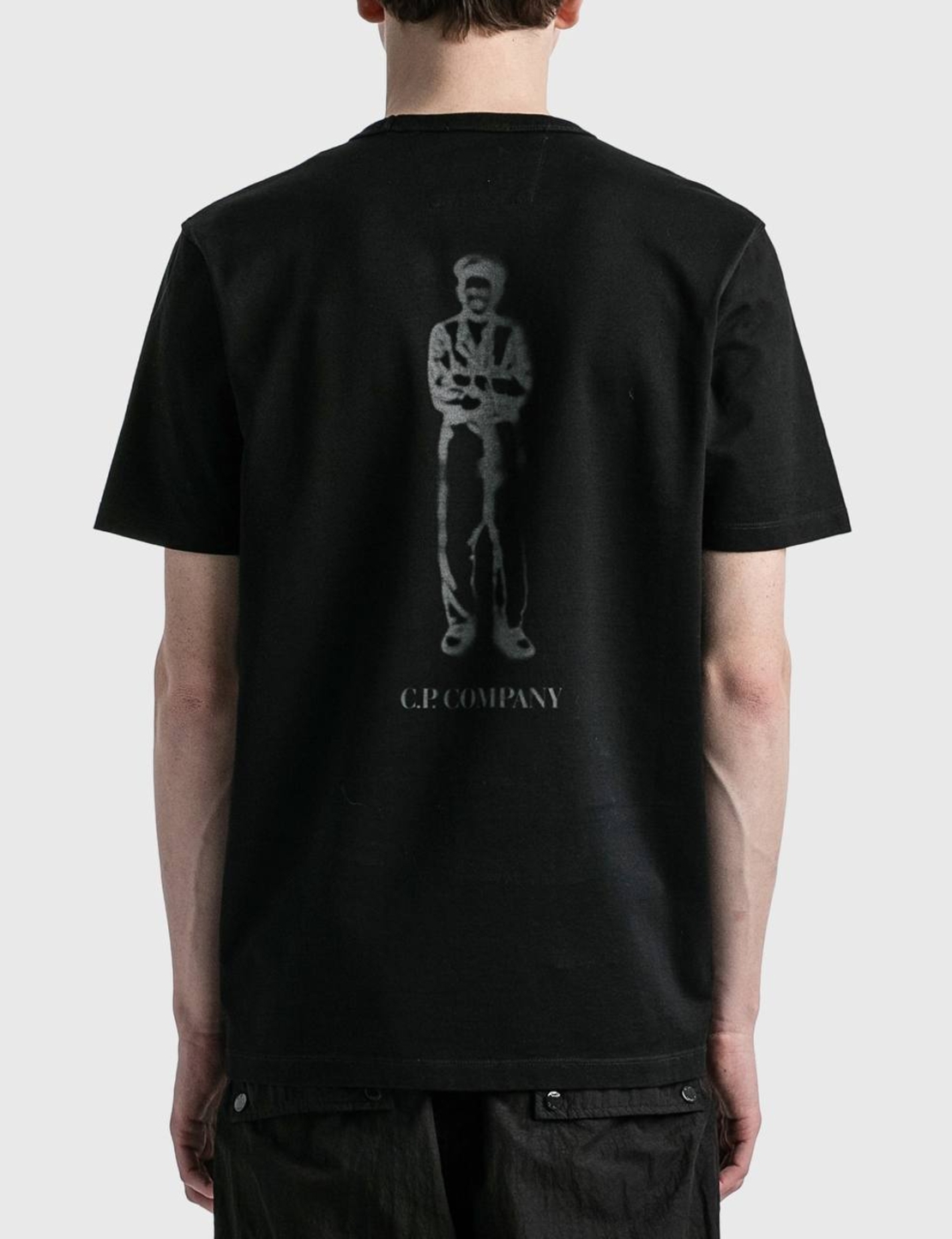 C.P. Company Graphic Print T-Shirt – Black