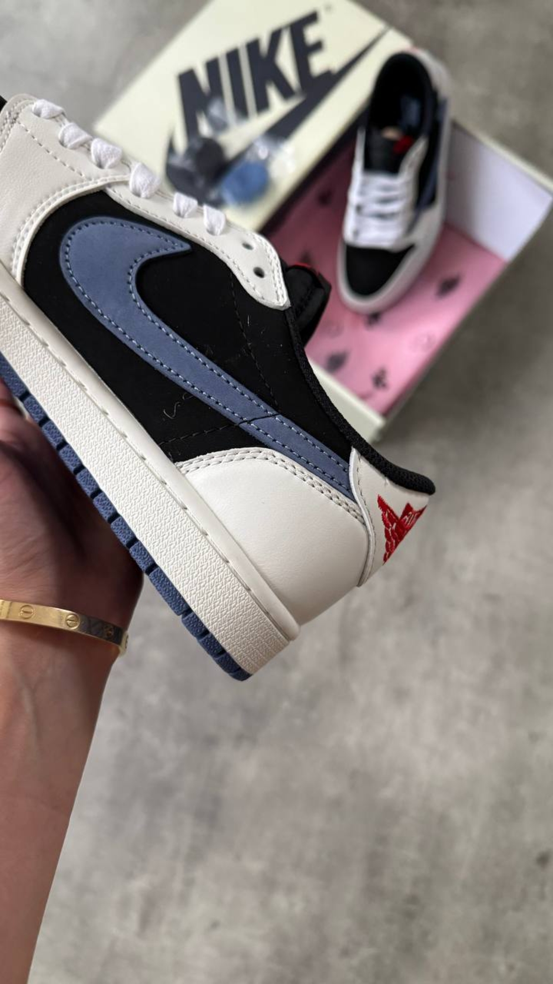 Travis Scott X Air Jordan 1 Retro Low “Blue”