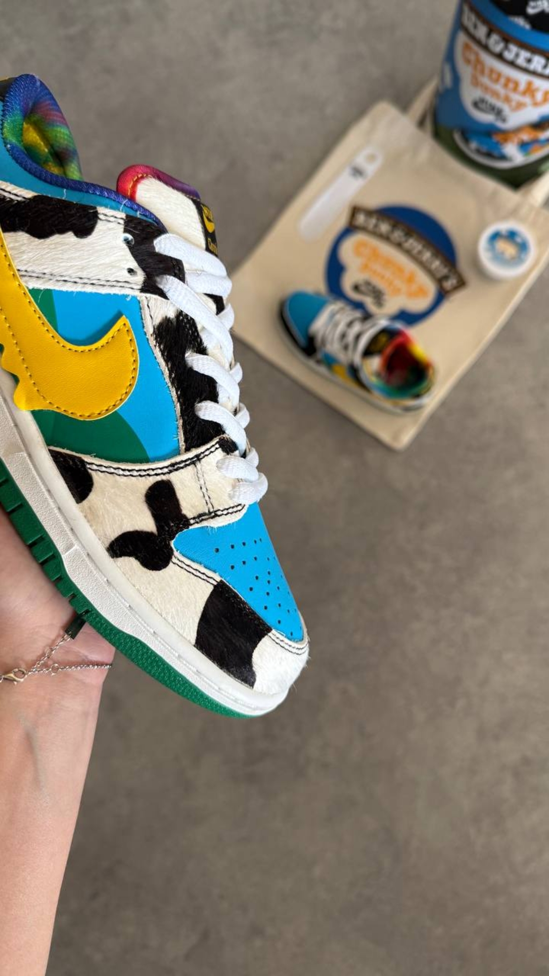 Nike SB Dunk Low Ben & Jerry’s “Chunky Dunky” (Full Box Set)