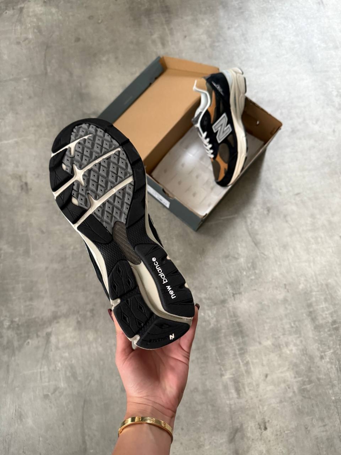New Balance M 990 V3 BB3 Made in USA (Black/Tan)
