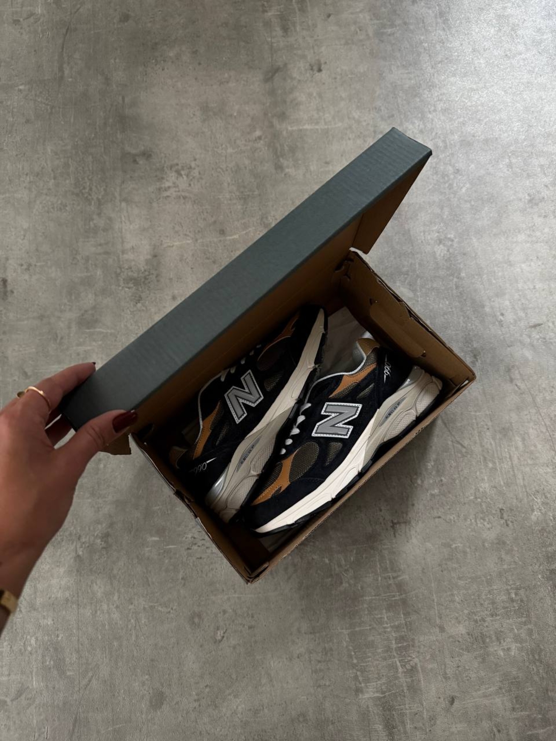 New Balance M 990 V3 BB3 Made in USA (Black/Tan)