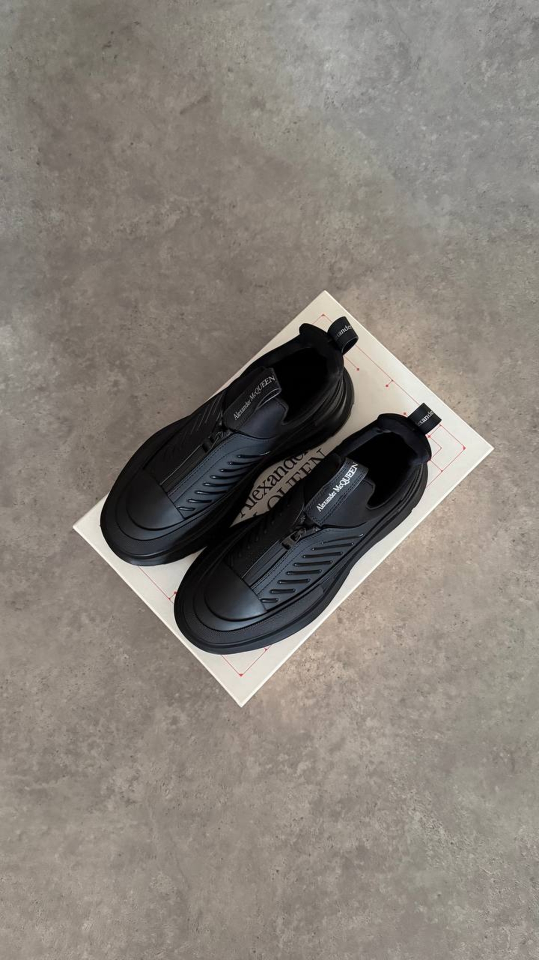 Alexander McQueen Deck Lace-Up “Triple Black”