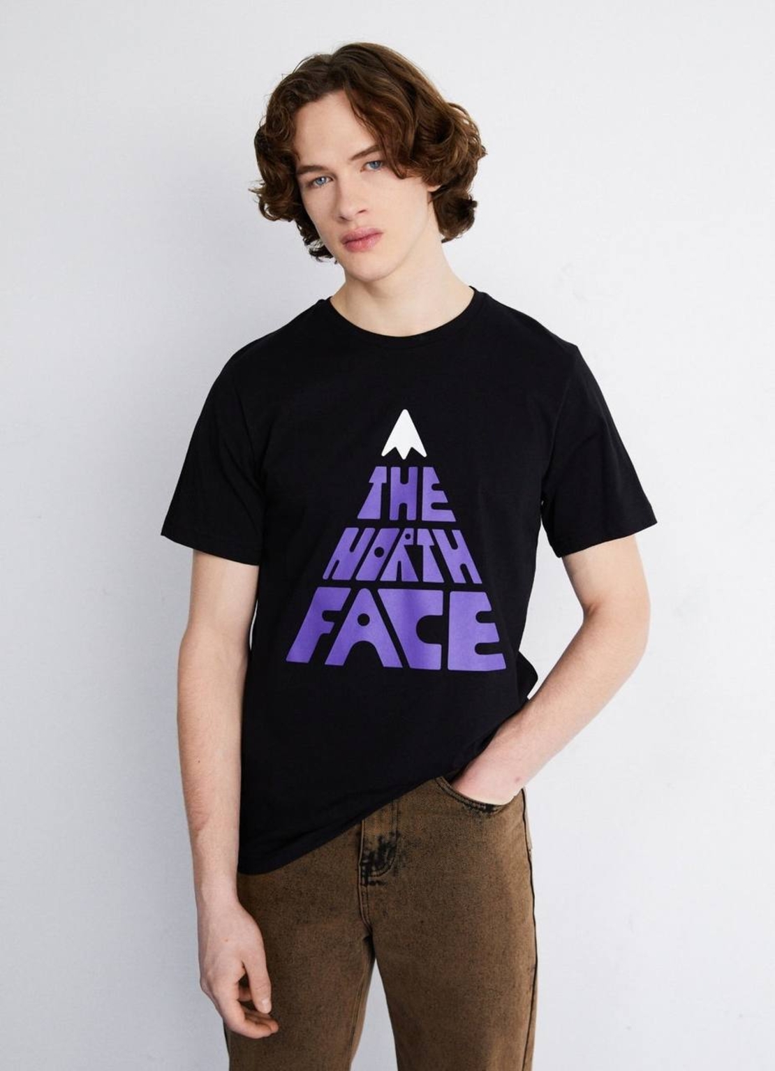 The North Face Graphic T-Shirt – Black / Purple
