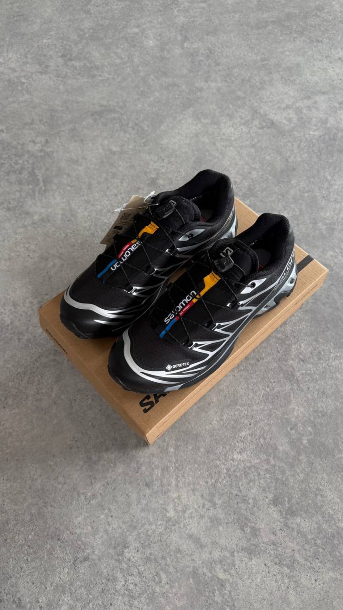 Salomon XT-6 Gore-Tex “Black & Silver”