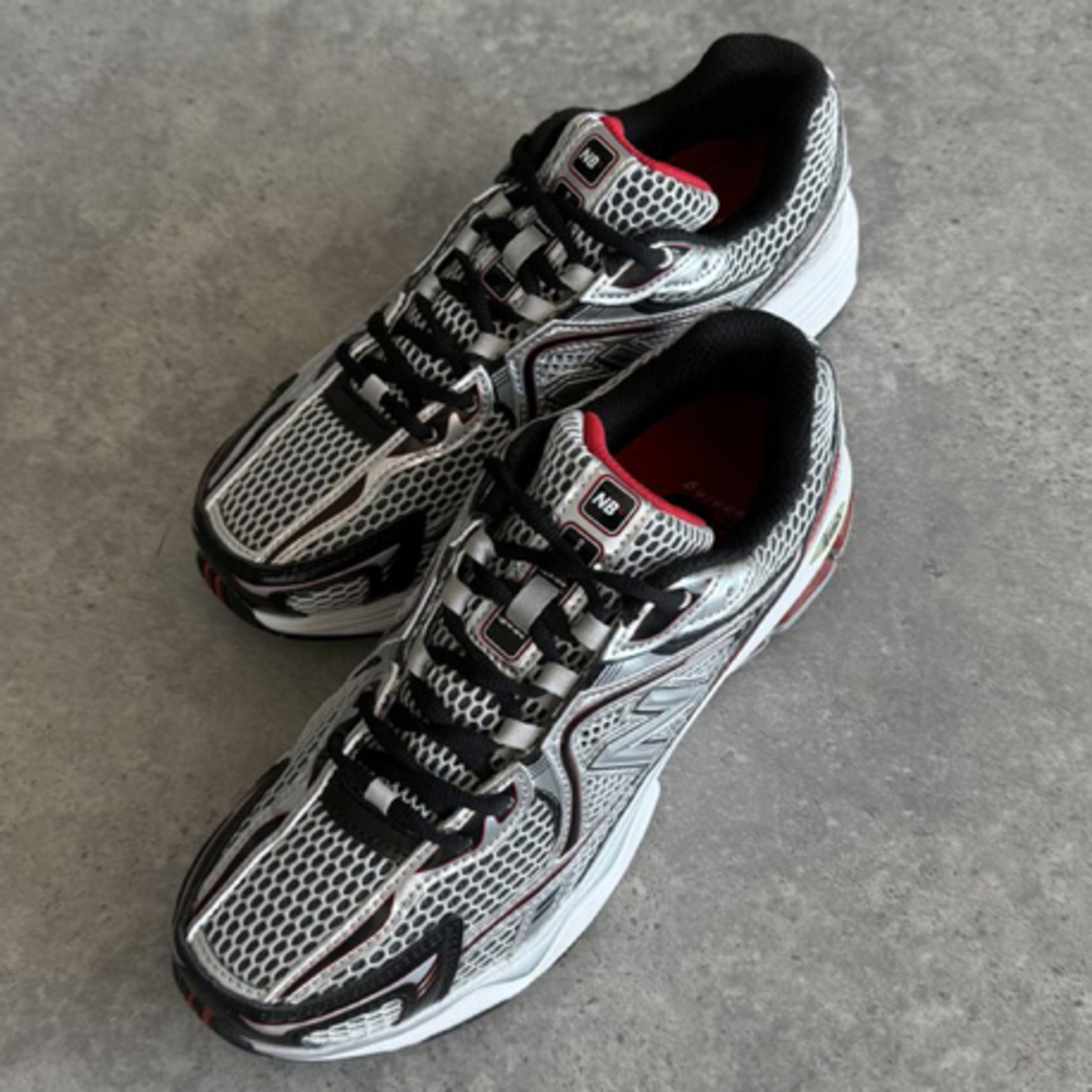 New Balance 1064 Silver Red Black