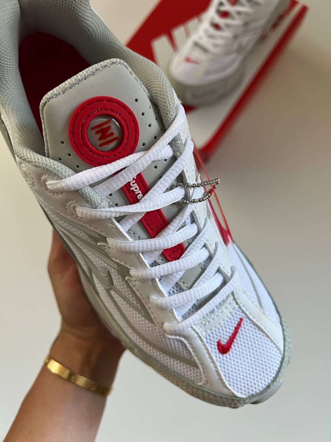 Nike Supreme x Shox Ride 2 'White'