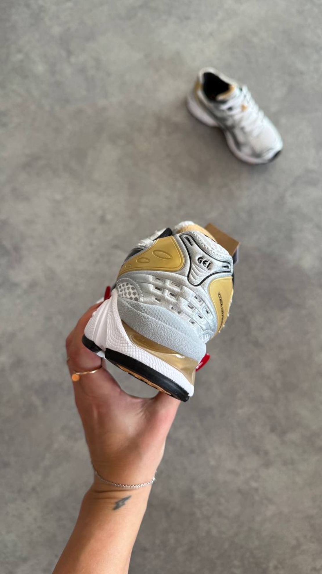 Asics Gel-Kayano 14 Silver Gold