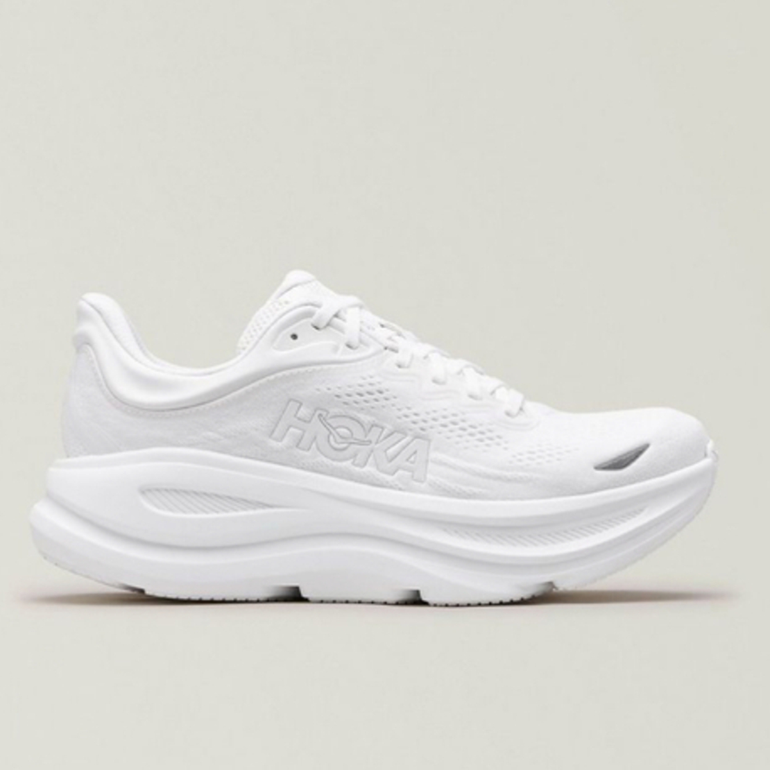 Hoka Bondi “Triple White”