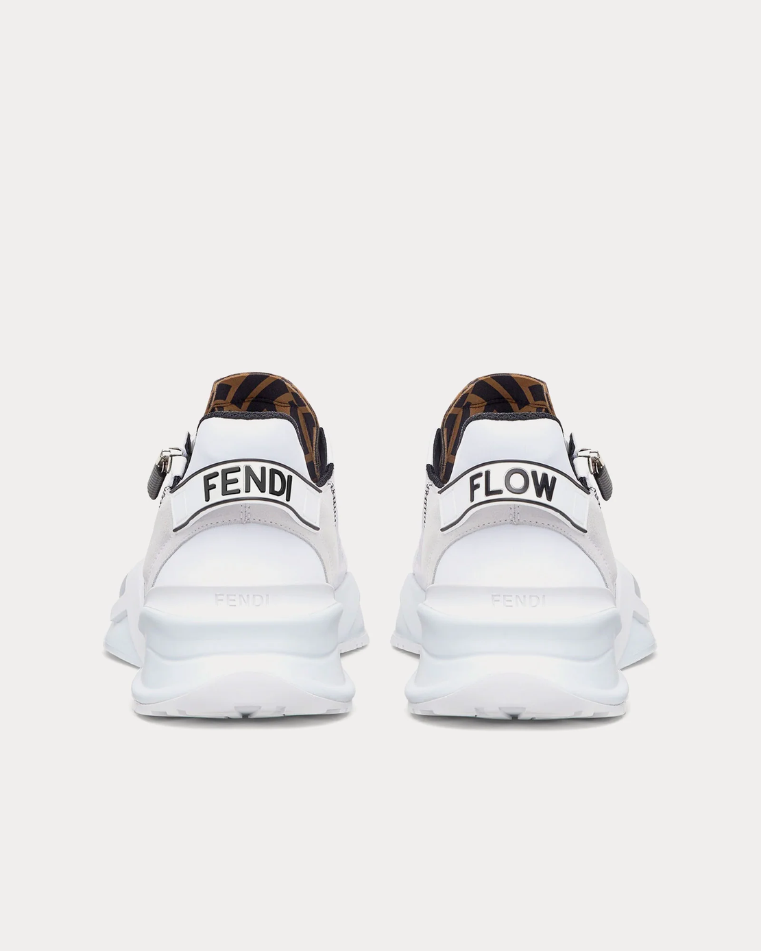 Fendi by Marc Jacobs - Flow Nylon White Low Top Sneakers
