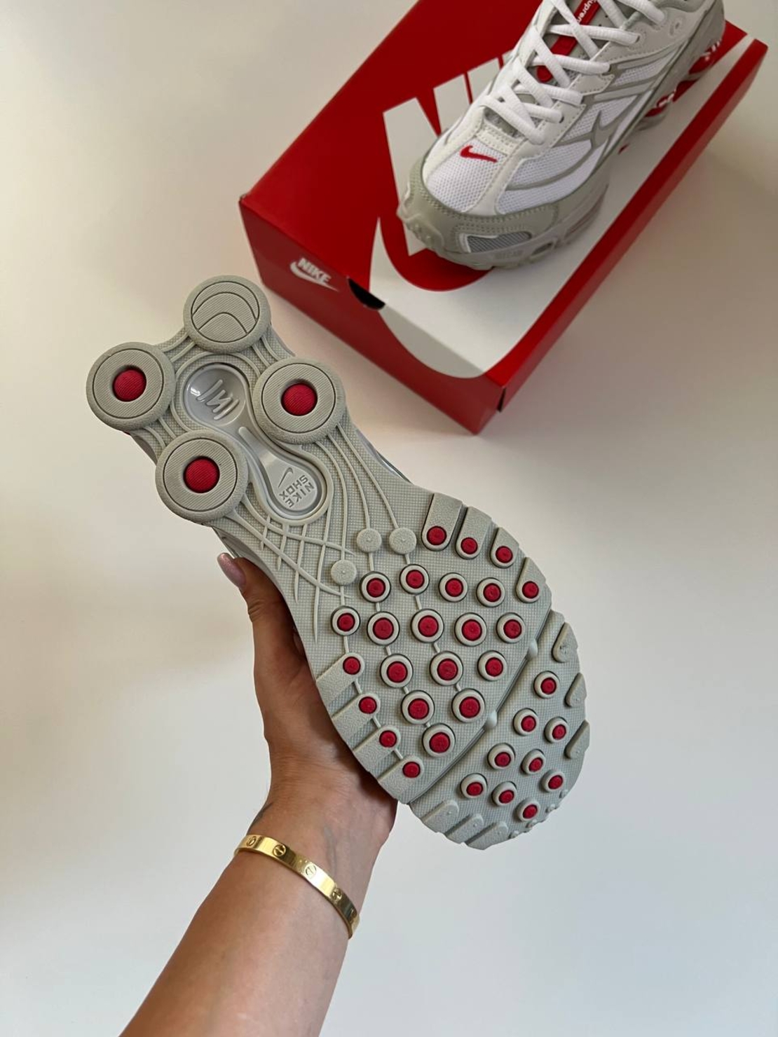 Nike Supreme x Shox Ride 2 'White'