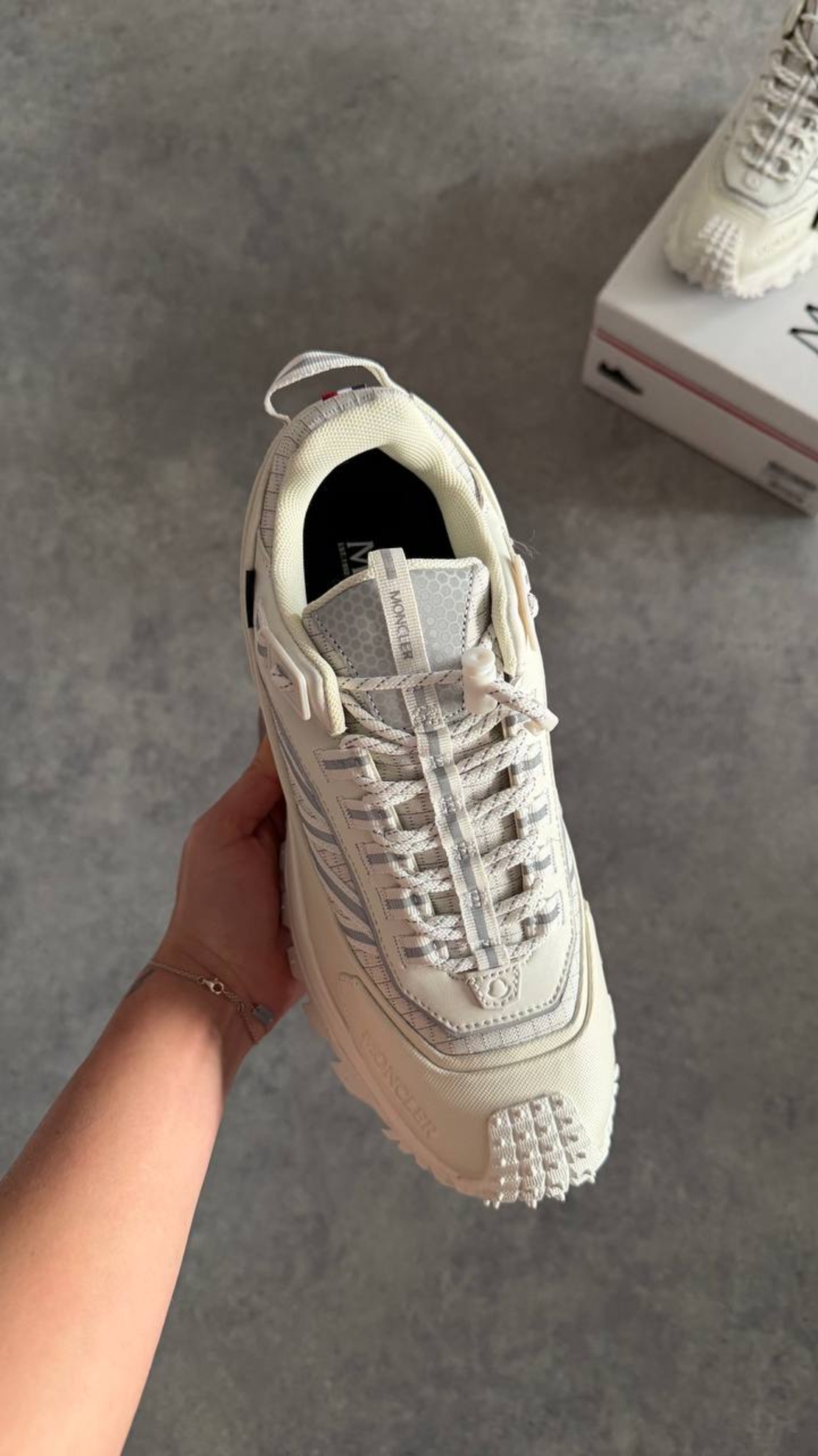 Moncler Trailgrip GTX “White/Blue”