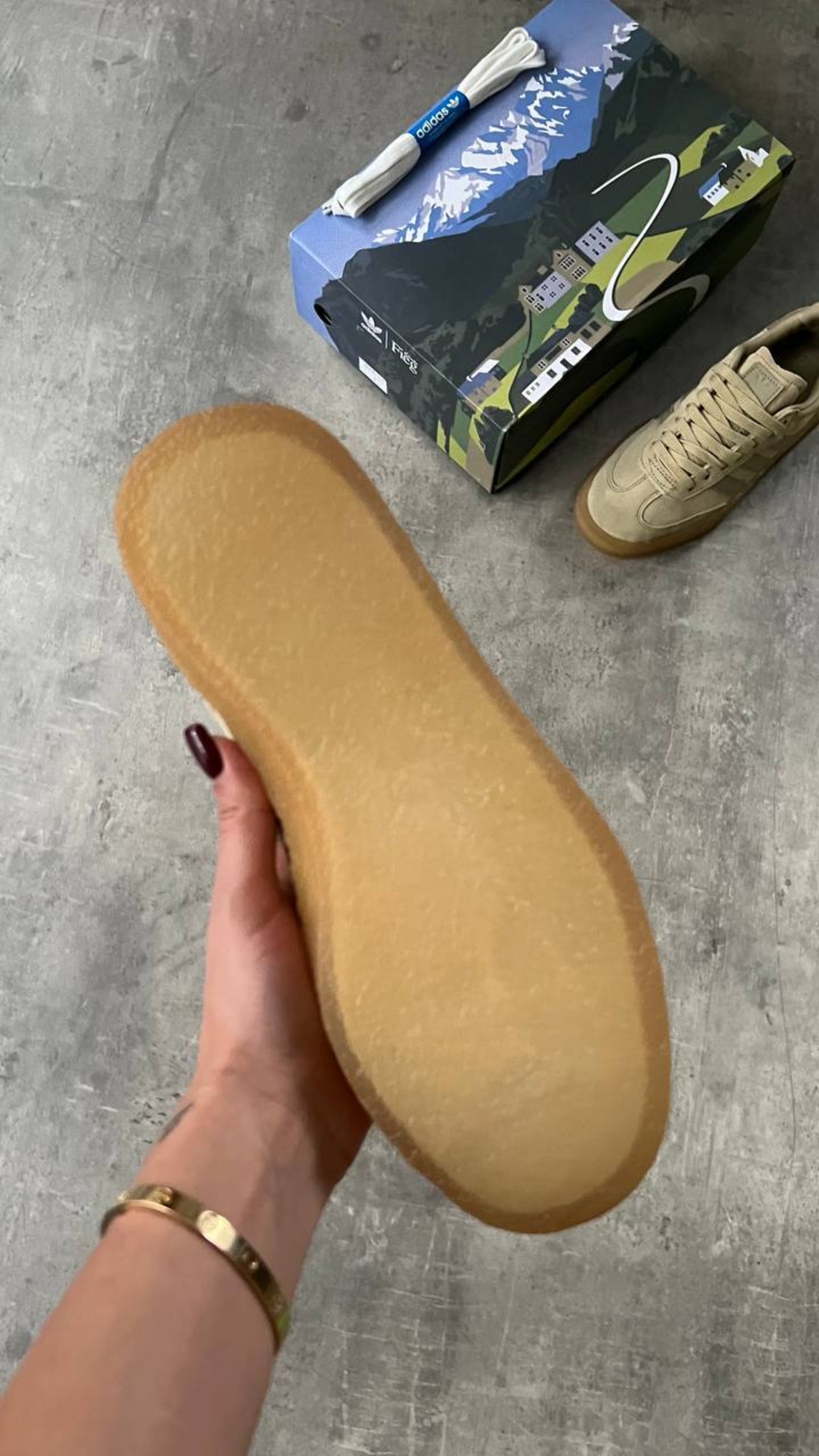 Samba x Clarks Beige