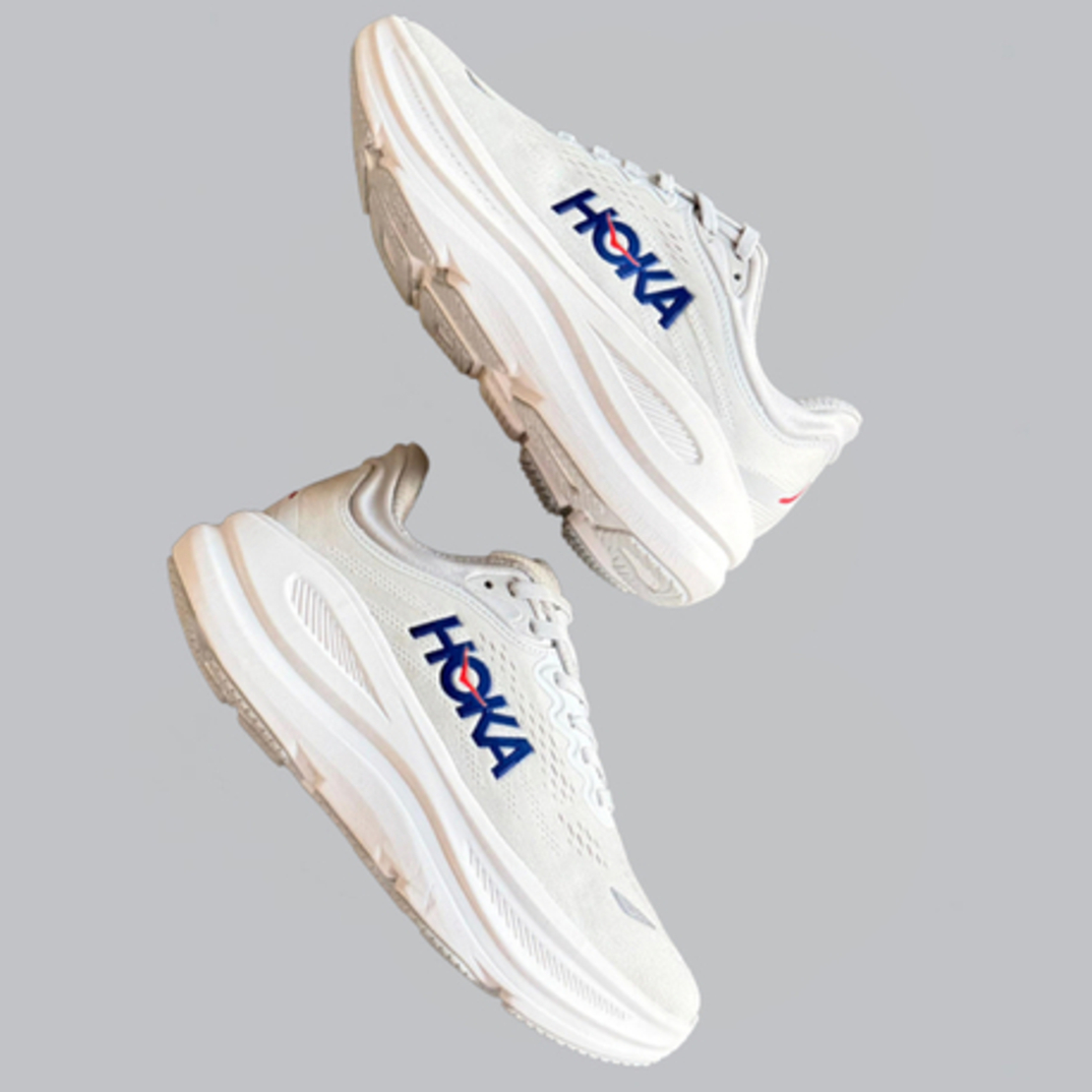 Hoka Bondi “Grey White” Men