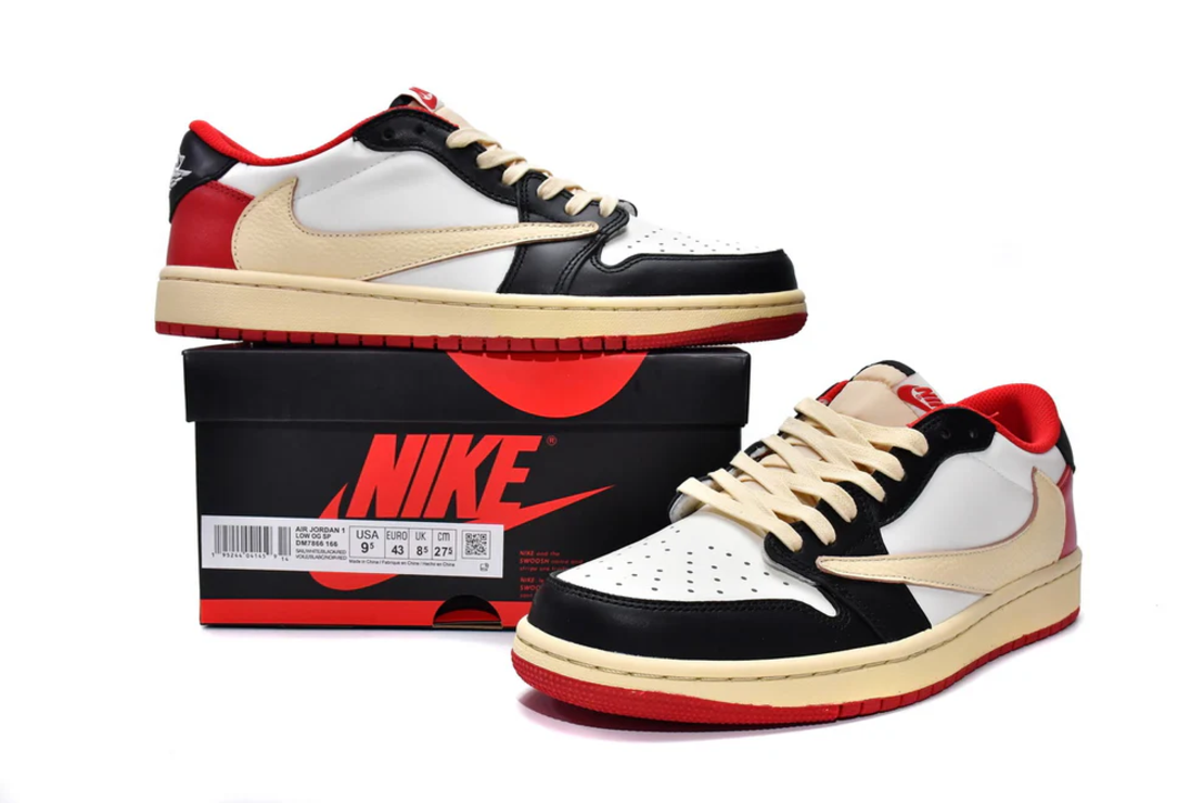 Air Jordan 1 Low OG x “Travis Scott” Black Red