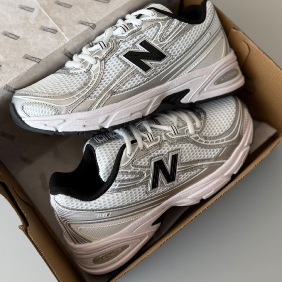 New Balance 740 'White Silver Black'