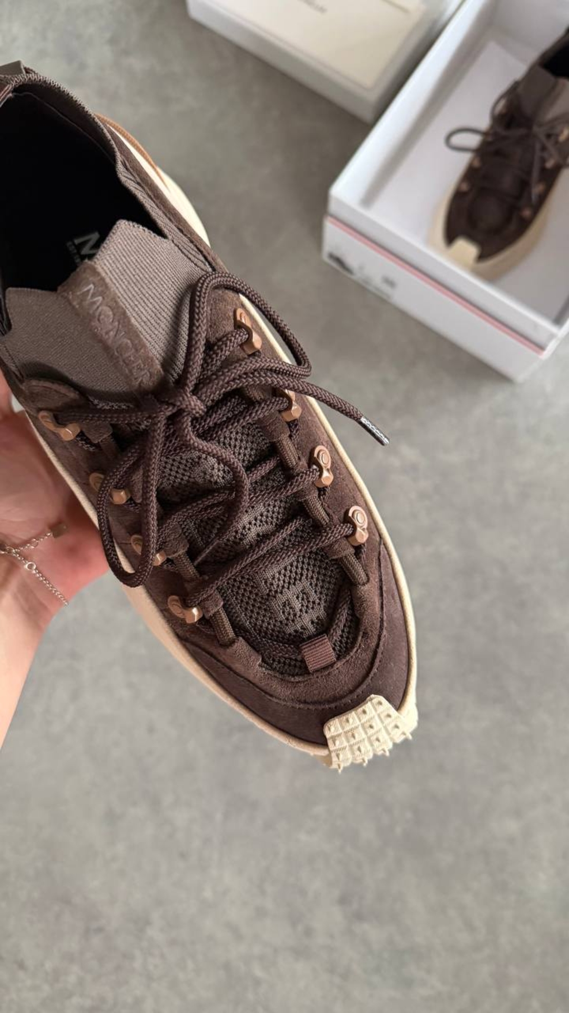 Moncler Trailgrip Lite 2 Low “Brown/Beige”