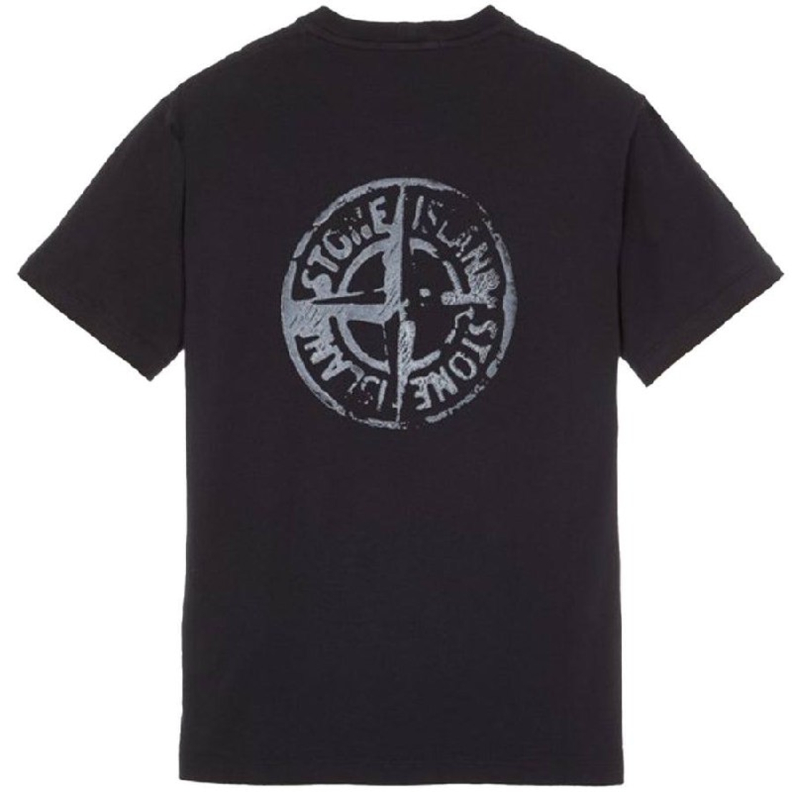 Stone Island Compass Logo T-Shirt – Black