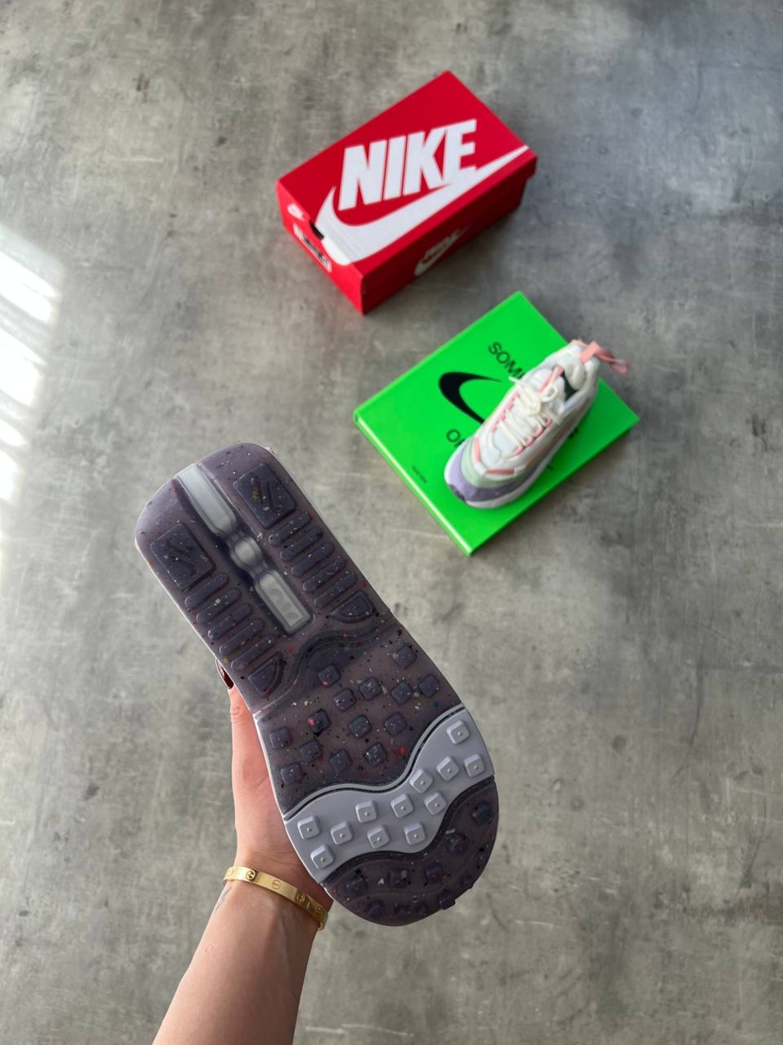 Air Max Furyosa “White/Green and Purple''