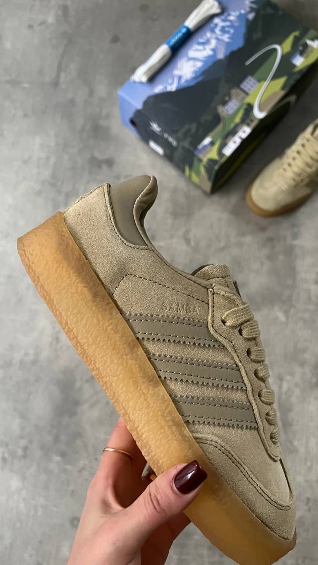 Samba x Clarks Beige