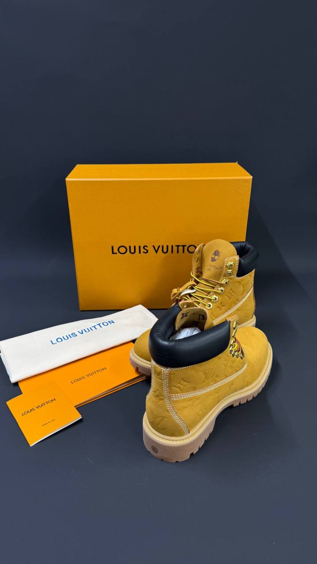 Louis Vuitton x Timberland – Yellow Nubuck Monogram