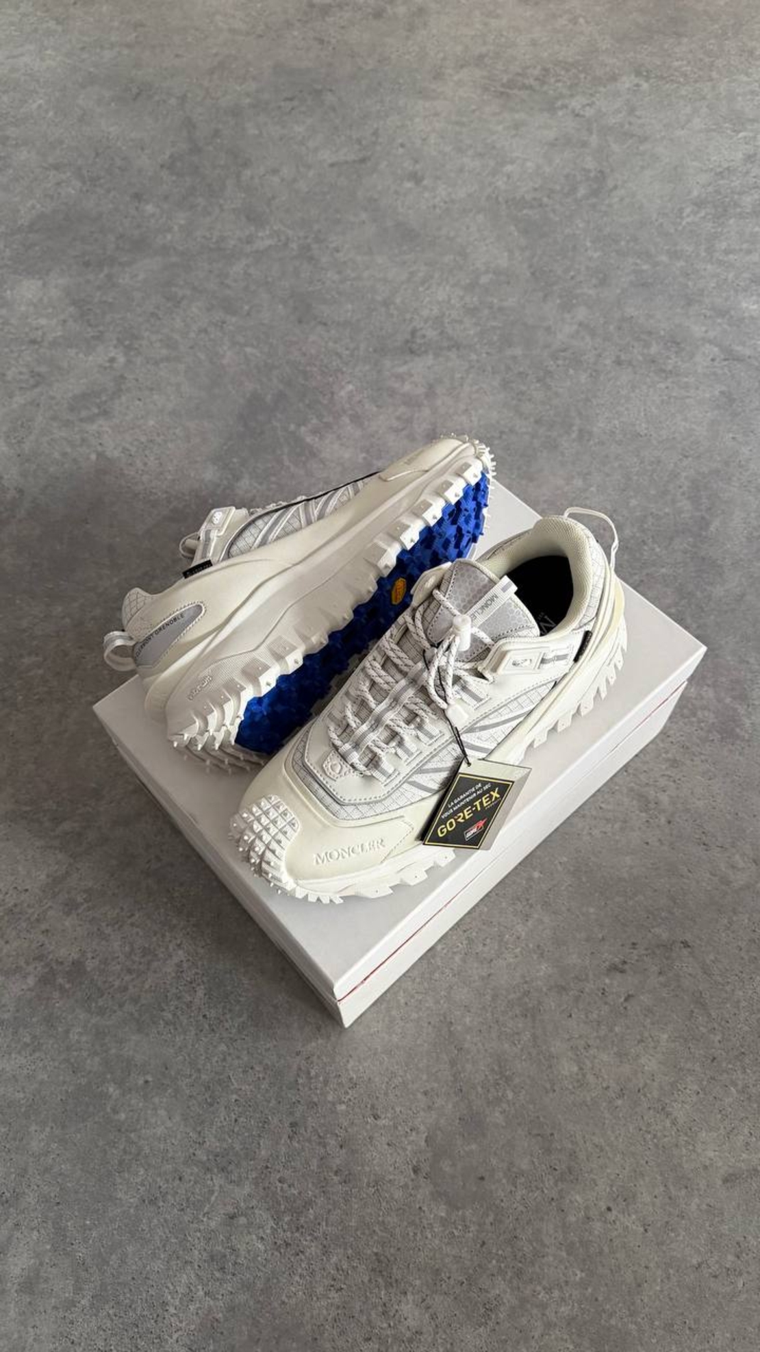 Moncler Trailgrip GTX “White/Blue”