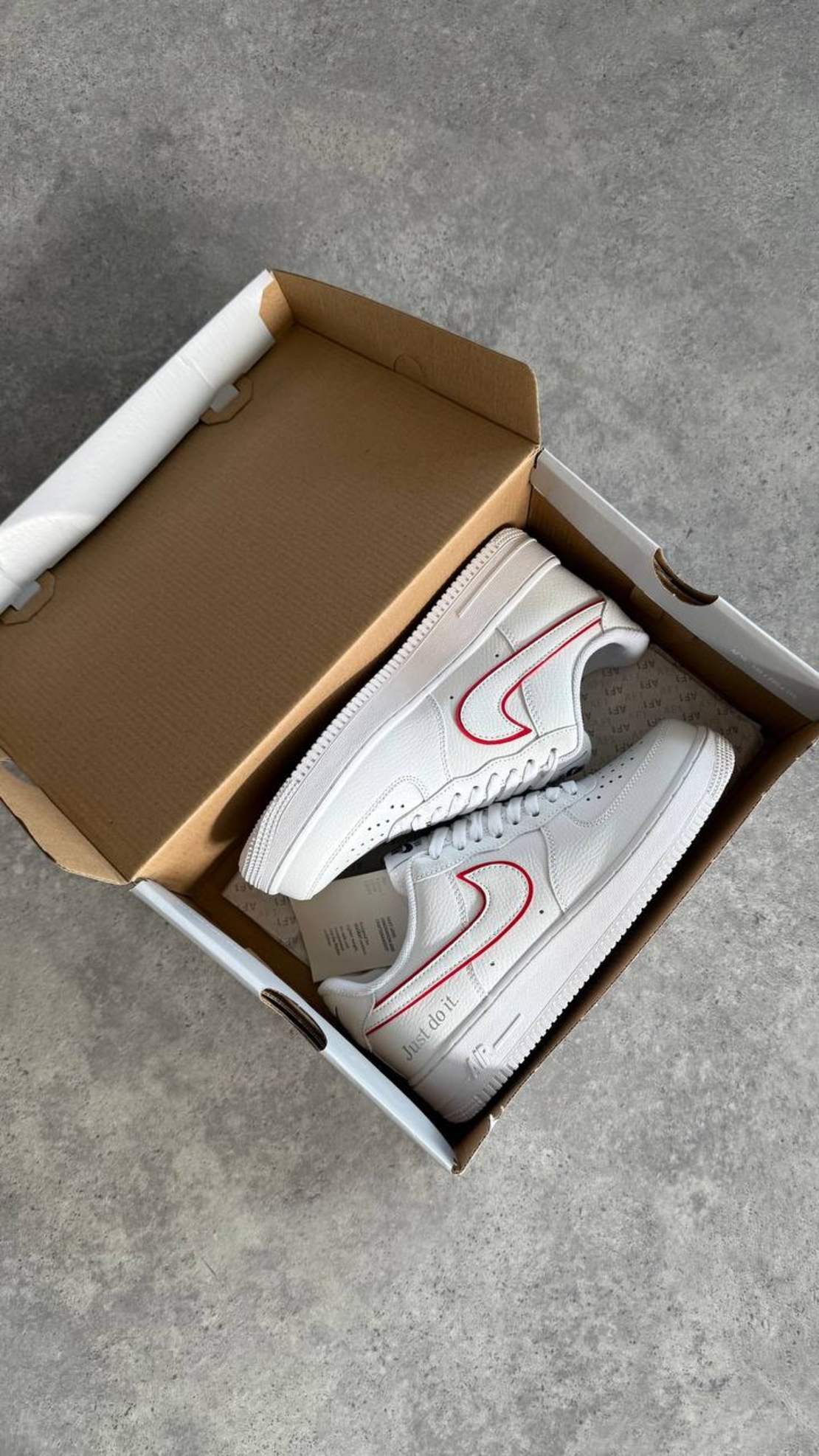 Nike Air Force 1 ’07 “Just Do It” (DQ0791-100)