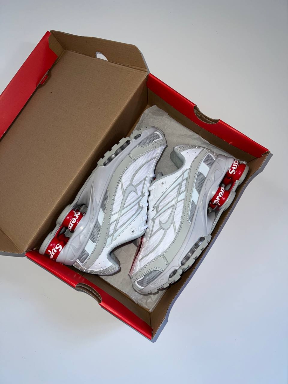 Nike Supreme x Shox Ride 2 'White'