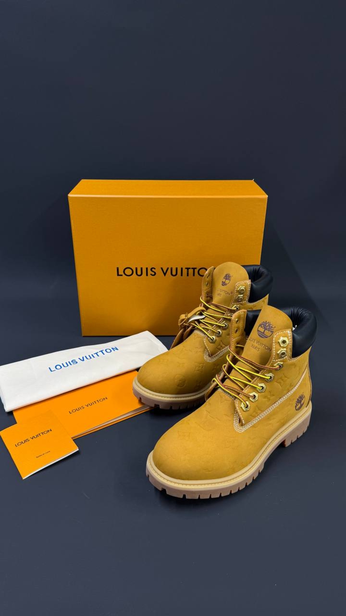 Louis Vuitton x Timberland – Yellow Nubuck Monogram