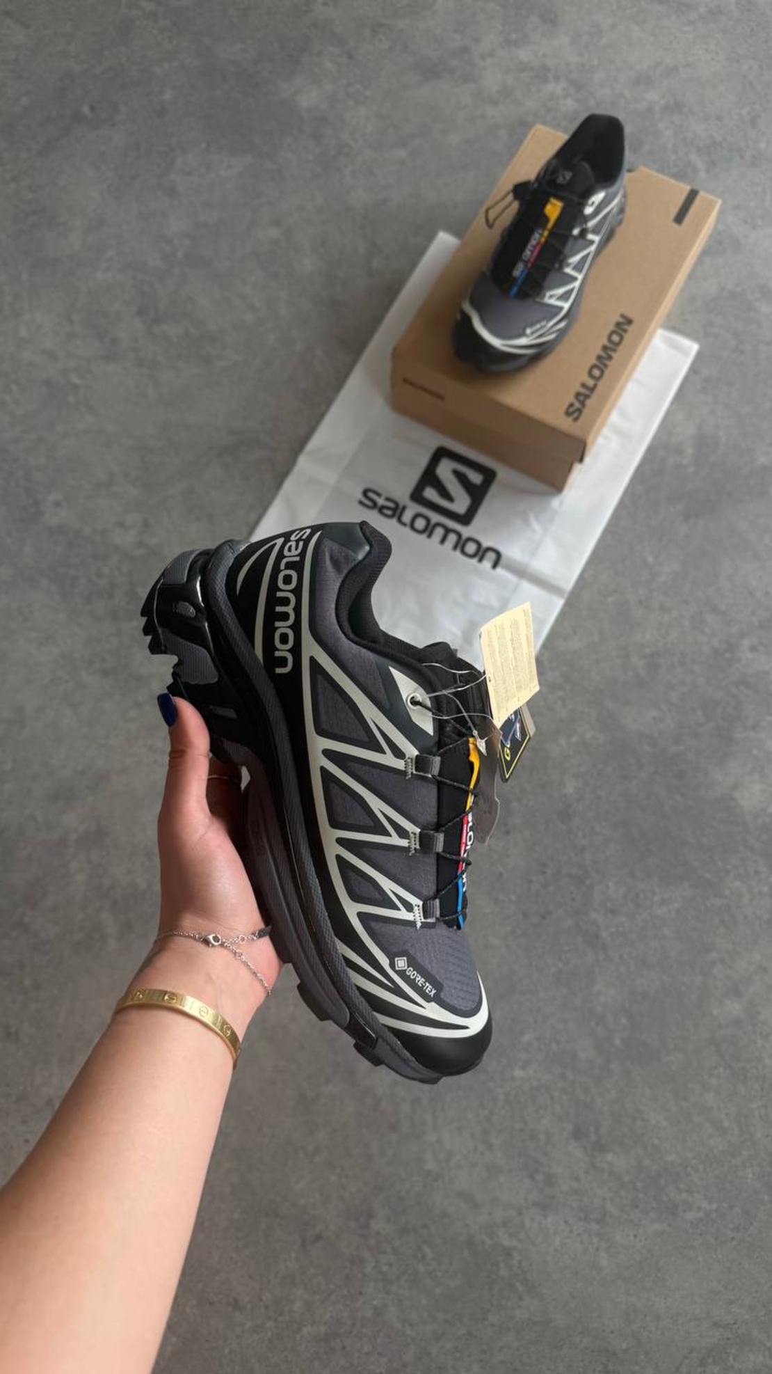 Salomon XT-6 Gore-Tex “Black Grey”