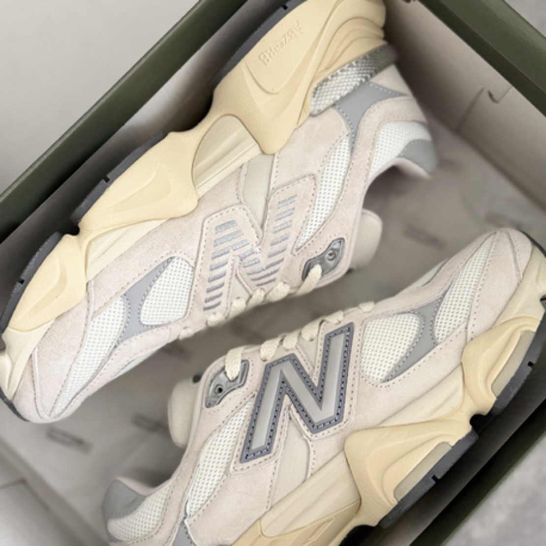 New Balance 9060 Sea Salt White