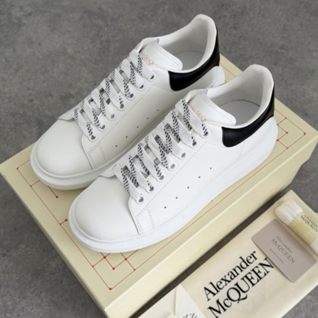 Mcqueen “Classic” White Black Premium