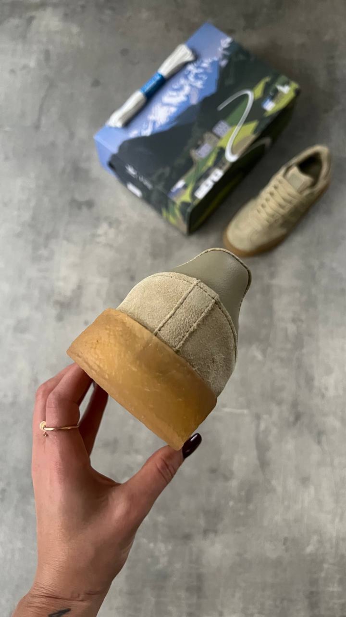 Samba x Clarks Beige