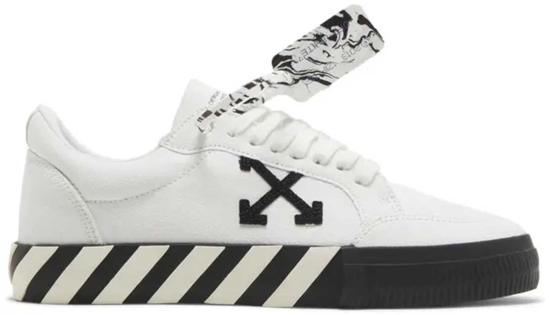 Off-White Canvas Low-Top “White”