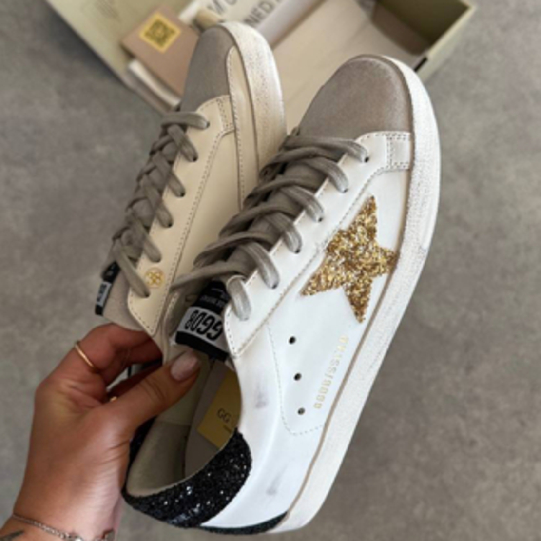 G.Goose “Premium” Gold Black Women
