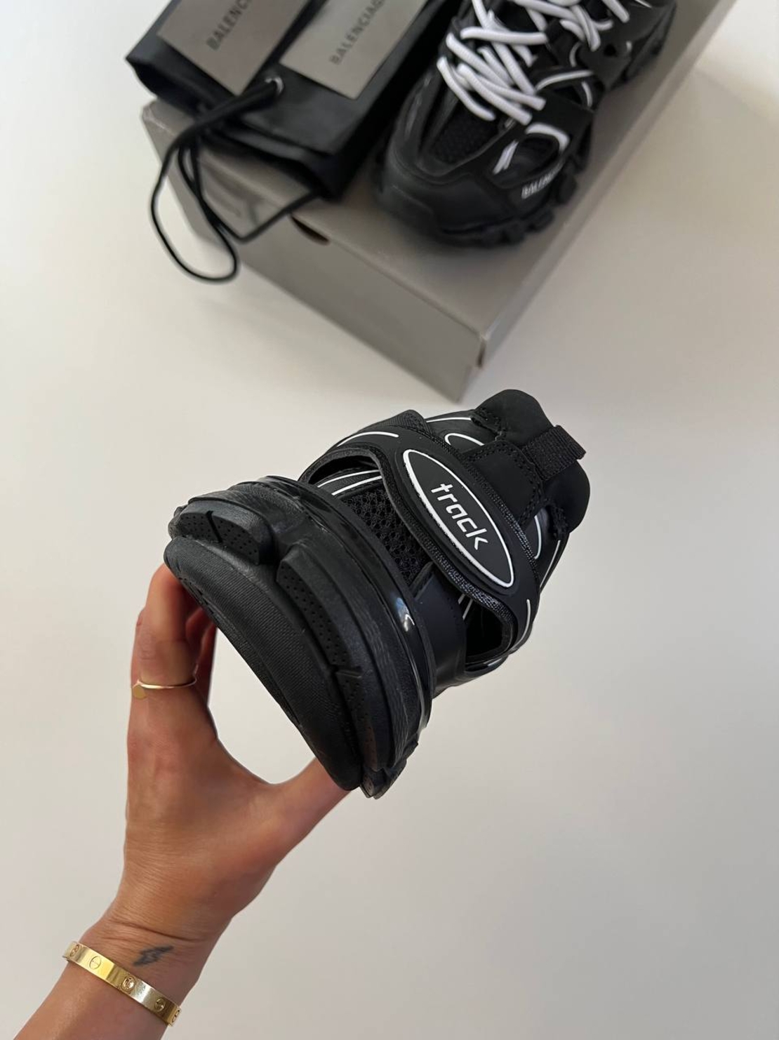 Balenciaga Track ''Black with White Accents''