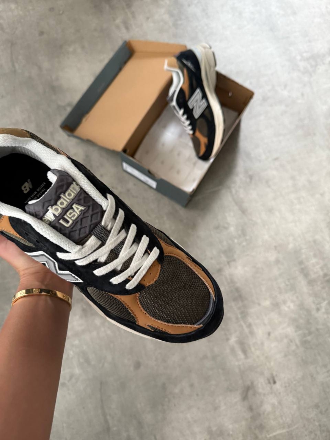 New Balance M 990 V3 BB3 Made in USA (Black/Tan)