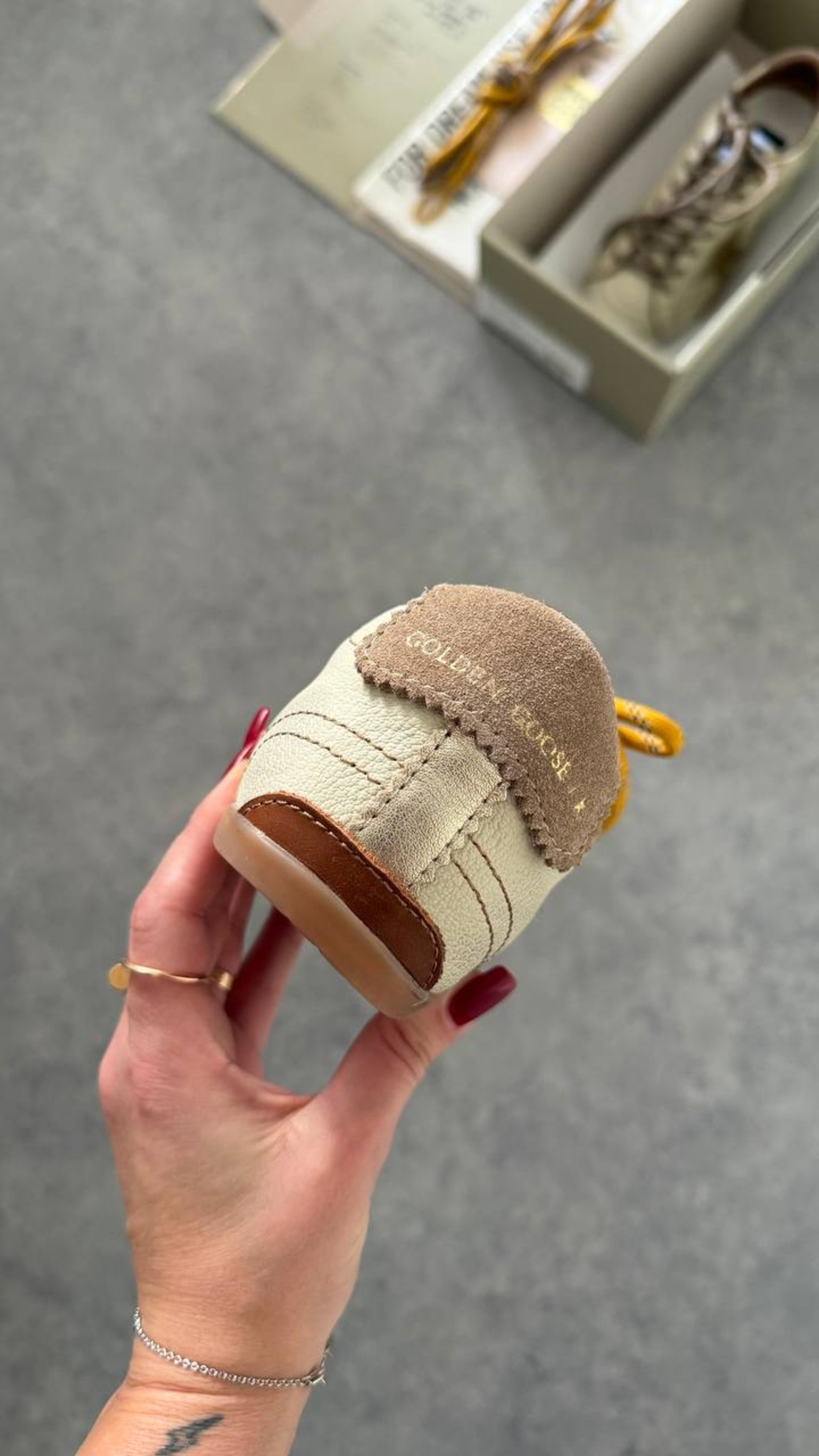 Golden Goose True-Star Suede – Brown / White Star