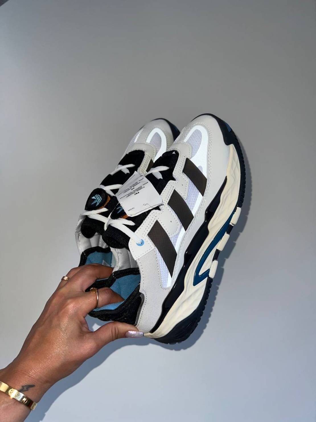 Adidas Niteball 'White Black Blue'