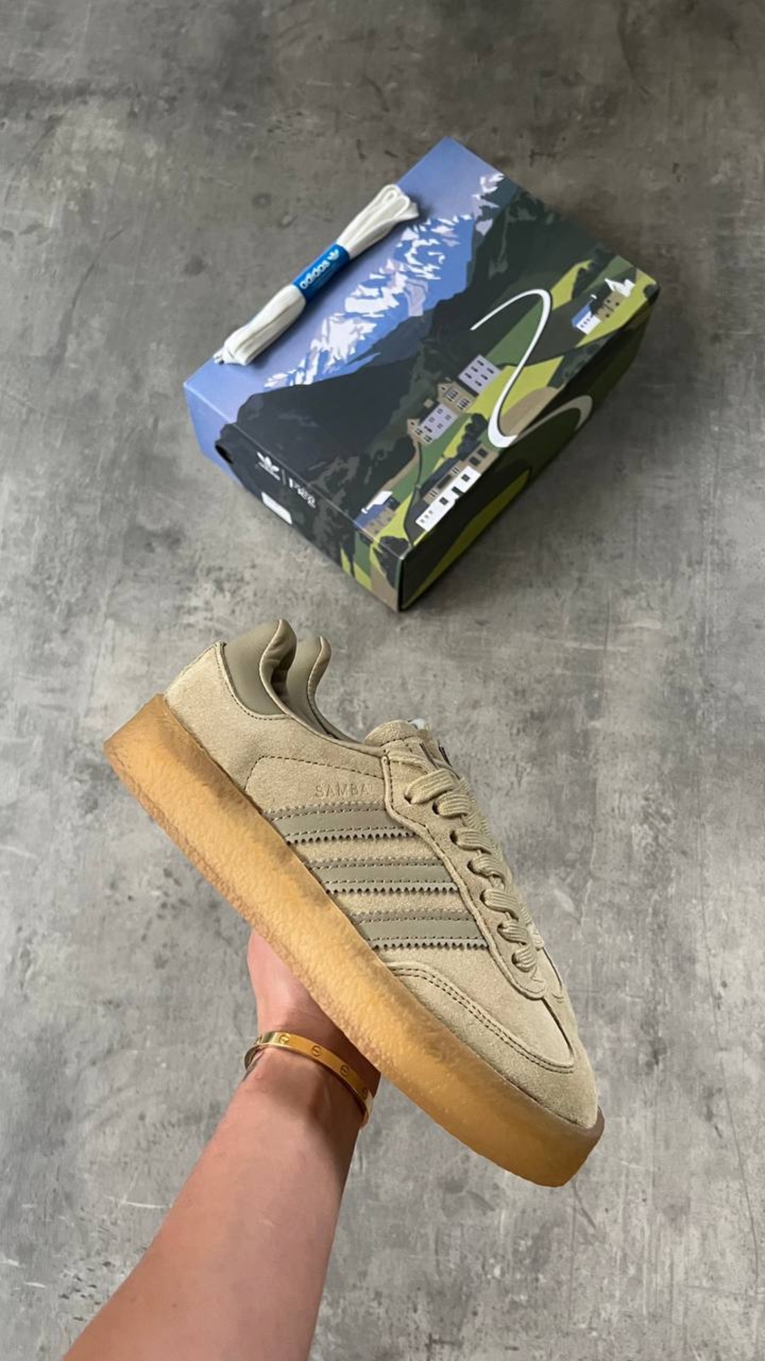 Samba x Clarks Beige