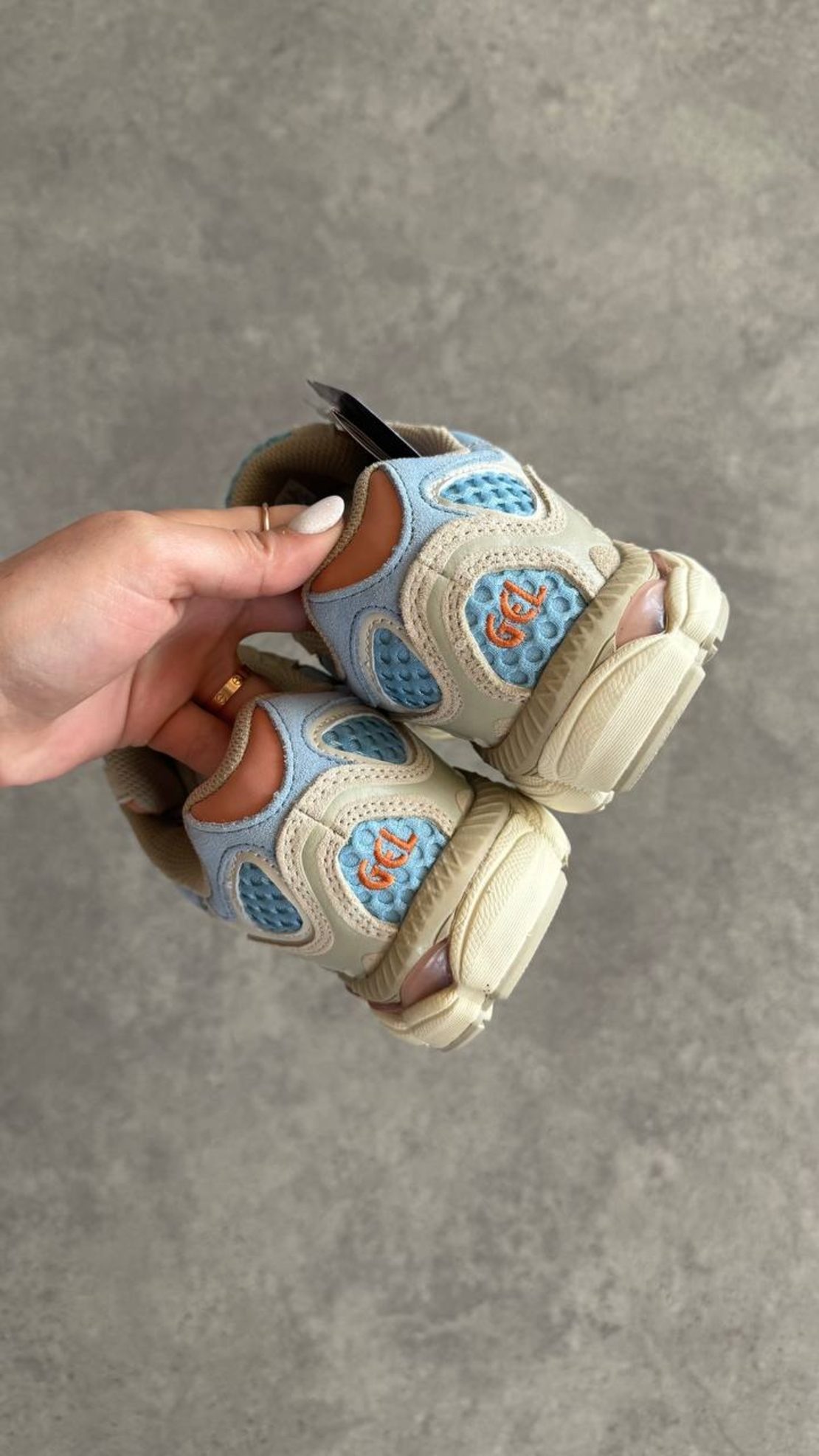 ASICS Gel‑NYC “Harbor Blue / Wood Crepe”