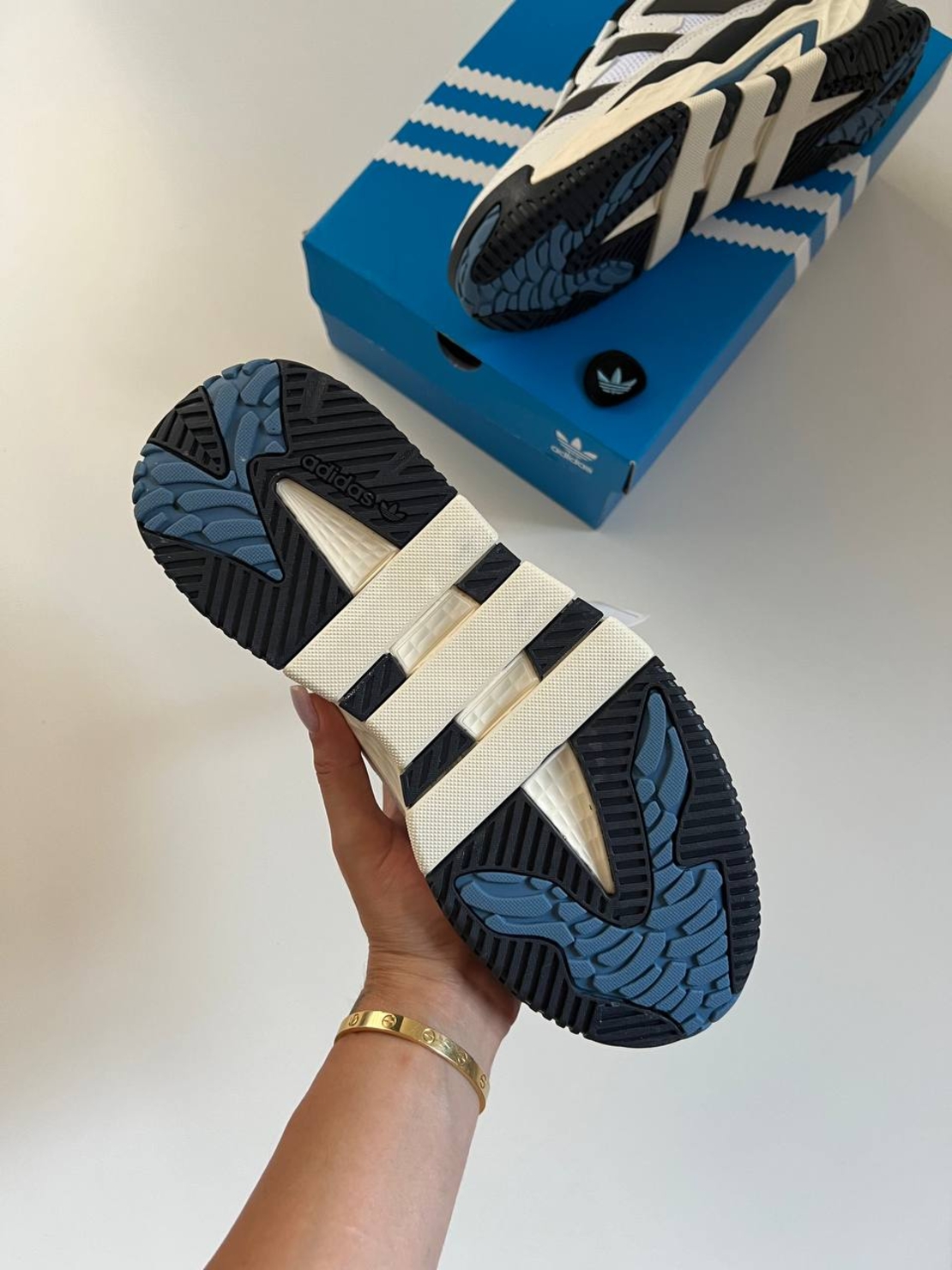 Adidas Niteball 'White Black Blue'